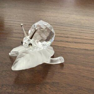 Swarovski Crystal Snail